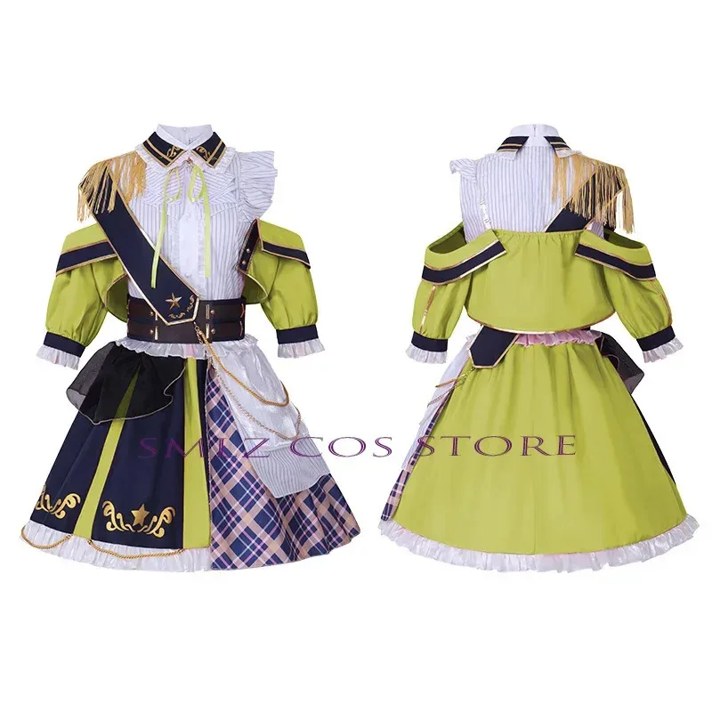 Hoshino rubii cosplay anime oshi no ko rubi cosplay traje peruca uniforme para vestido de palco festa de halloween brilhante cyo mem roupas
