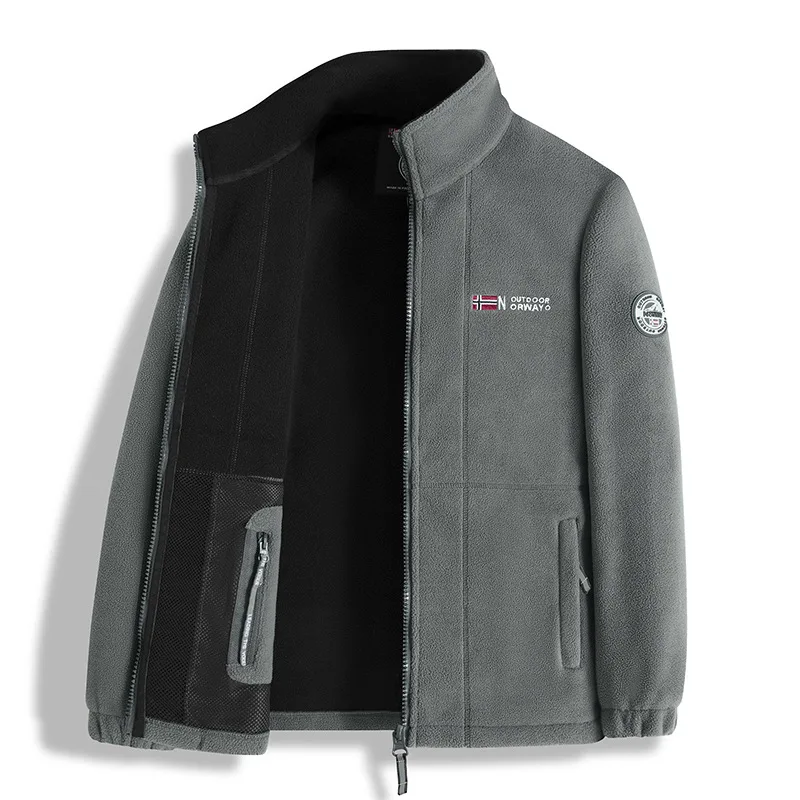 Men's Fleece Jacket for Autumn and Winter - New Style, Warm & Outdoor Cold-Resistant