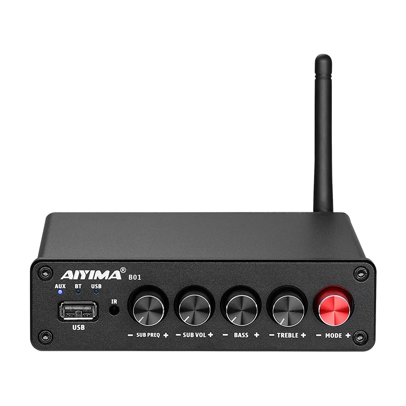 AIYIMA B01 Bluetooth 5.0 Subwoofer Digital Power Amplifier 50Wx2+