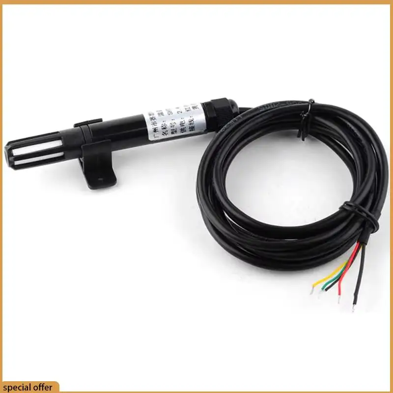 

A68Z SHT30 Высокоточный водонепроницаемый высокотемпературный измеритель температуры и влажности воздуха Цифровой датчик I2C