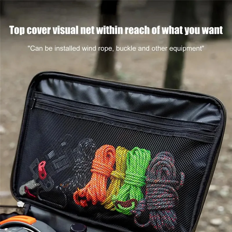 

A29Z-Outdoor Utility Tote Bag Большая сумка для хранения на природе Дорожный органайзер из ткани Оксфорд Сумка большой вместимости с ручкой