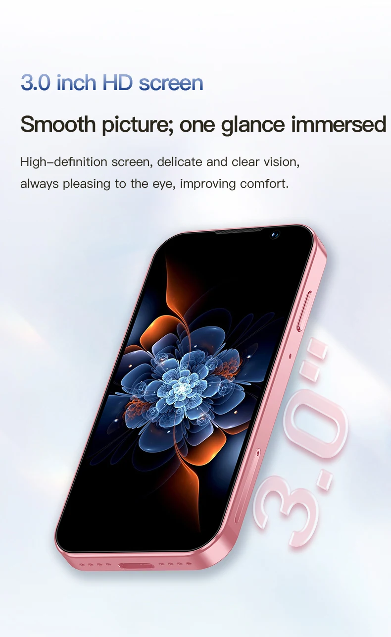 2026 SERVO 3G Super Mini Smartphone Android 9.0 OS 2GB+16GB WiFi Hotspot Play Store Face ID 3.0" Pocket Smart Phone 2SIM Standby