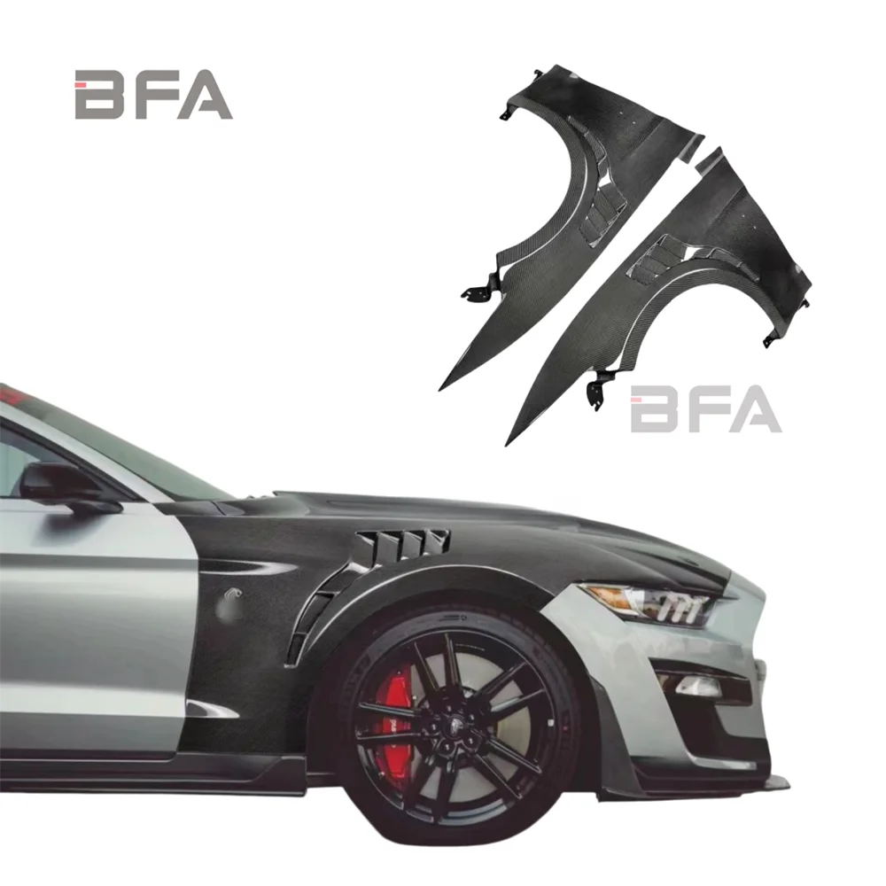 

For 2015-2017 Ford Wild Horse Upgraded Carbon Fiber Fender Front Fender Exhaust Intake Panel Body Kit