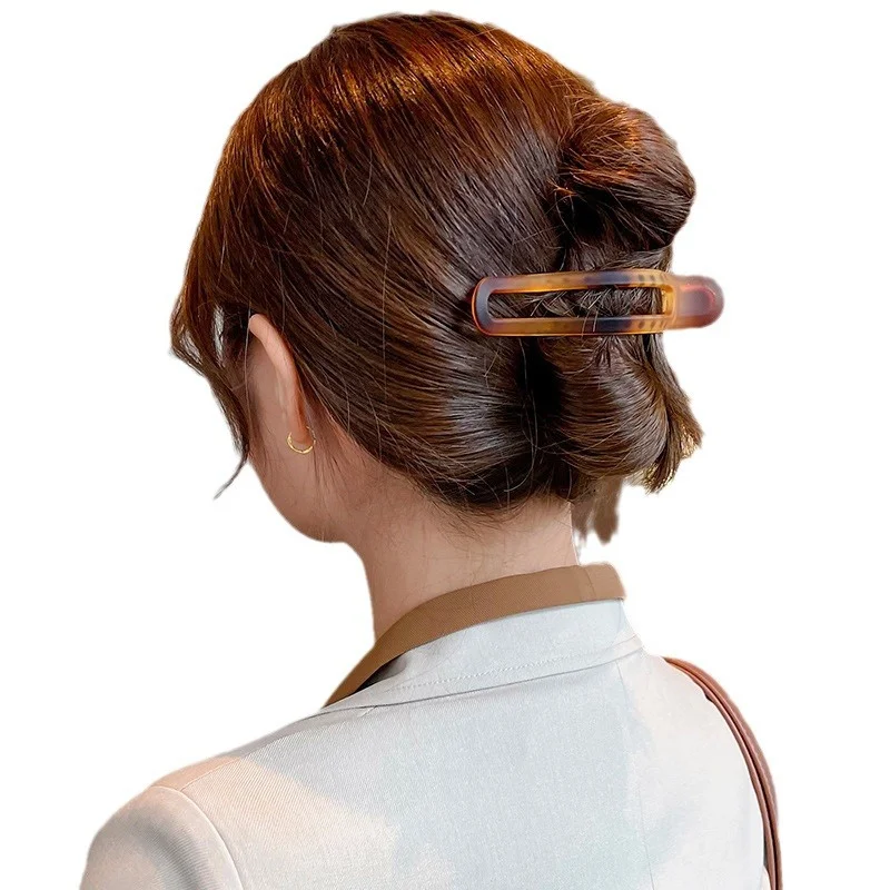 Barrettes à griffes en forme de bec de canard mat en acrylique, pinces à cheveux de couleur unie, accessoires pour femmes, épingle à cheveux, queue de cheval, couvre-chef, nouvelle collection