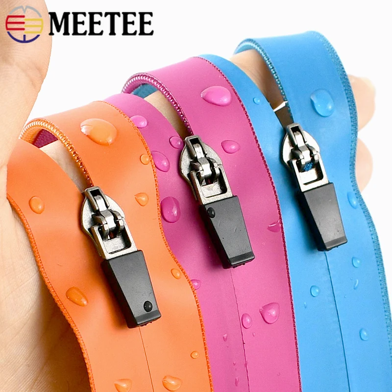 

1/2/5Meters 3#5# Waterproof Nylon Zipper with Slider Tent Clothes Zip Outdoor Bag Down Coat Decor Zippers DIY Sewing Accessories