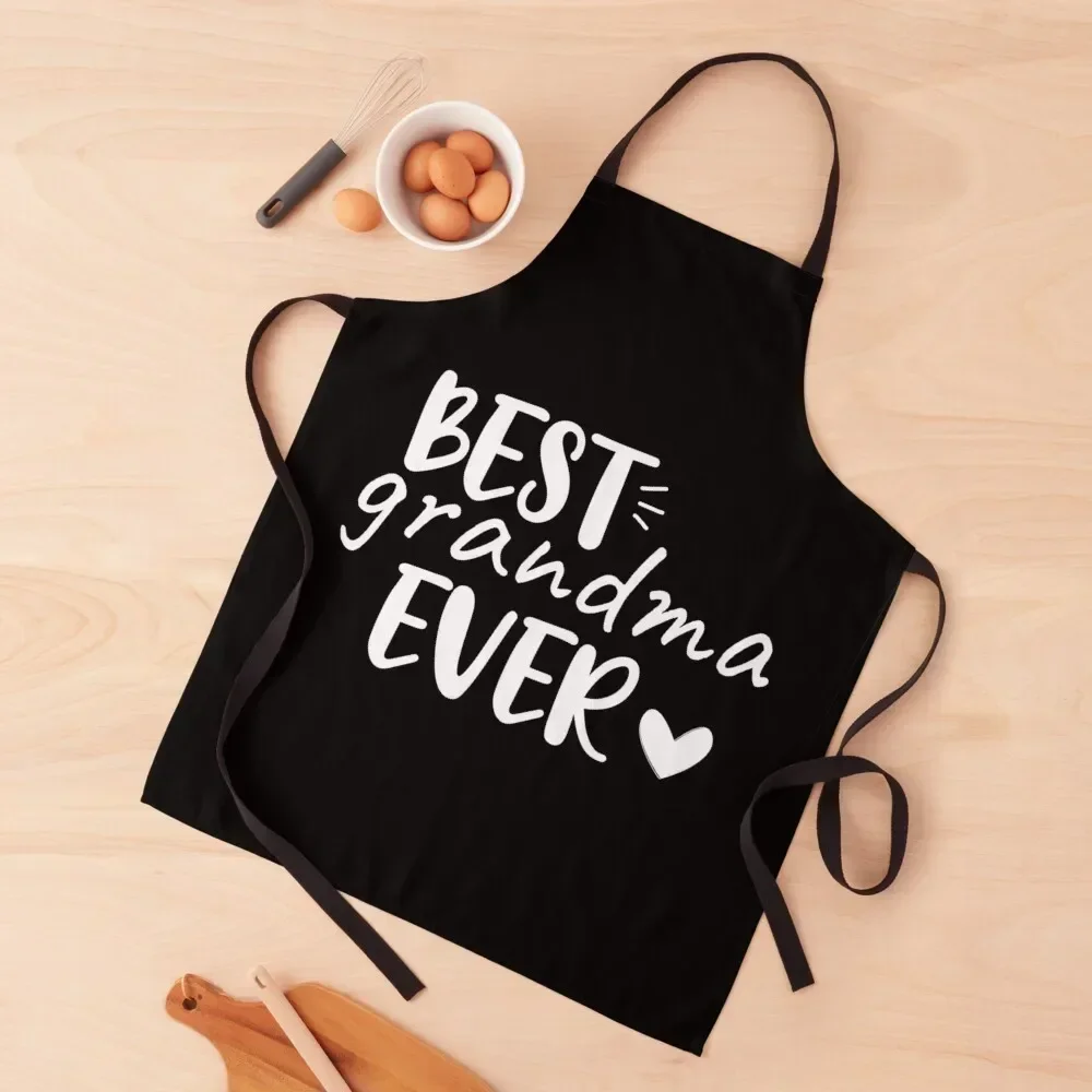 

Best Grandma Ever,Gift for Grandma Apron Kitchens Men Art Smock for hairdressing Kitchen New 2022 Year Apron