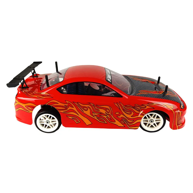 New 1/10 Methanol Fuel Flat Sports Car VRX Ruizhihao RH1004 Dual Speed Remote Control Four-Wheel Drive Gasoline Electric Car