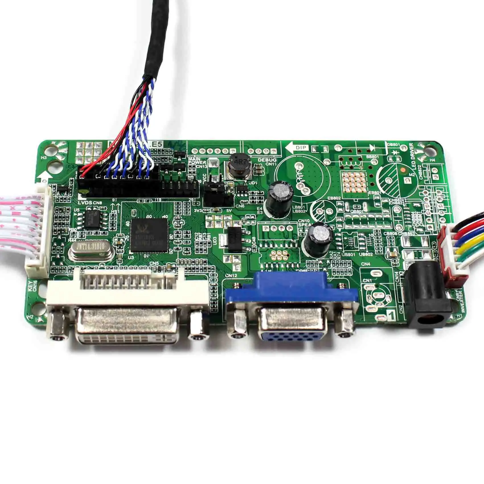 DVI VGA LCD Board Compatible with 15inch 1024x768 LTM150XH-L01 L02 L03 L04 L05 L06 L08 L11 LTA150B850F LQ150X1LW71N LQ150X1LW73