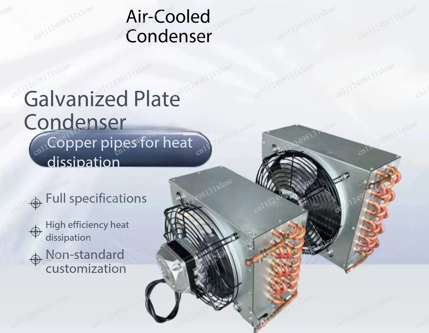 Fan Assisted Hot Water Heat Exchanger - Air to Water Thermal Transfer Unit for Climate Control