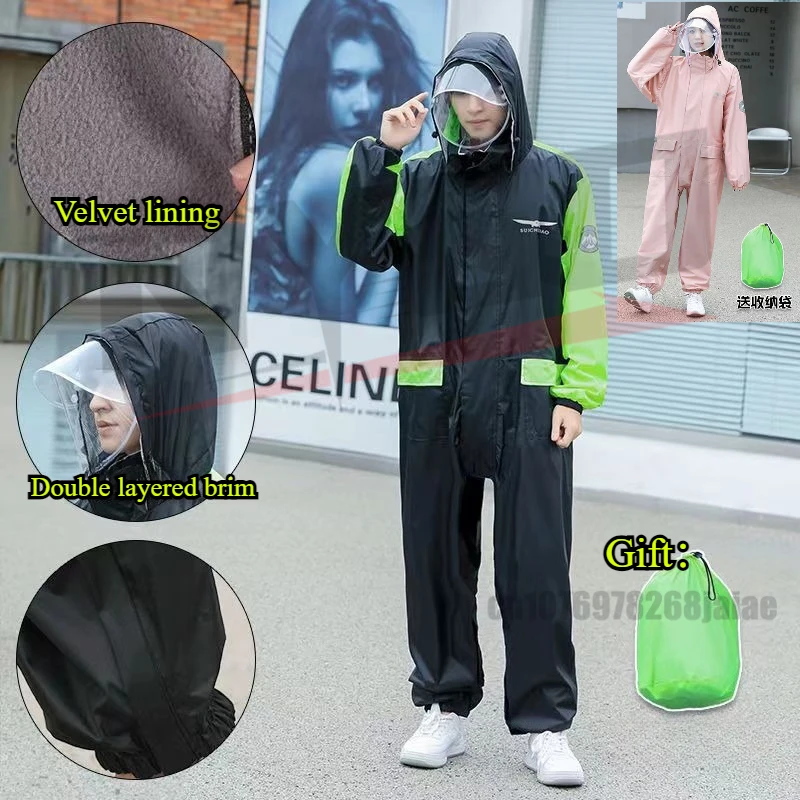 

Electric Motorcycle Windshield Winter Velvet and Thick Motorcycle Riding Anti Cold Clothing Waterproof and Warm Snowmobile Suits