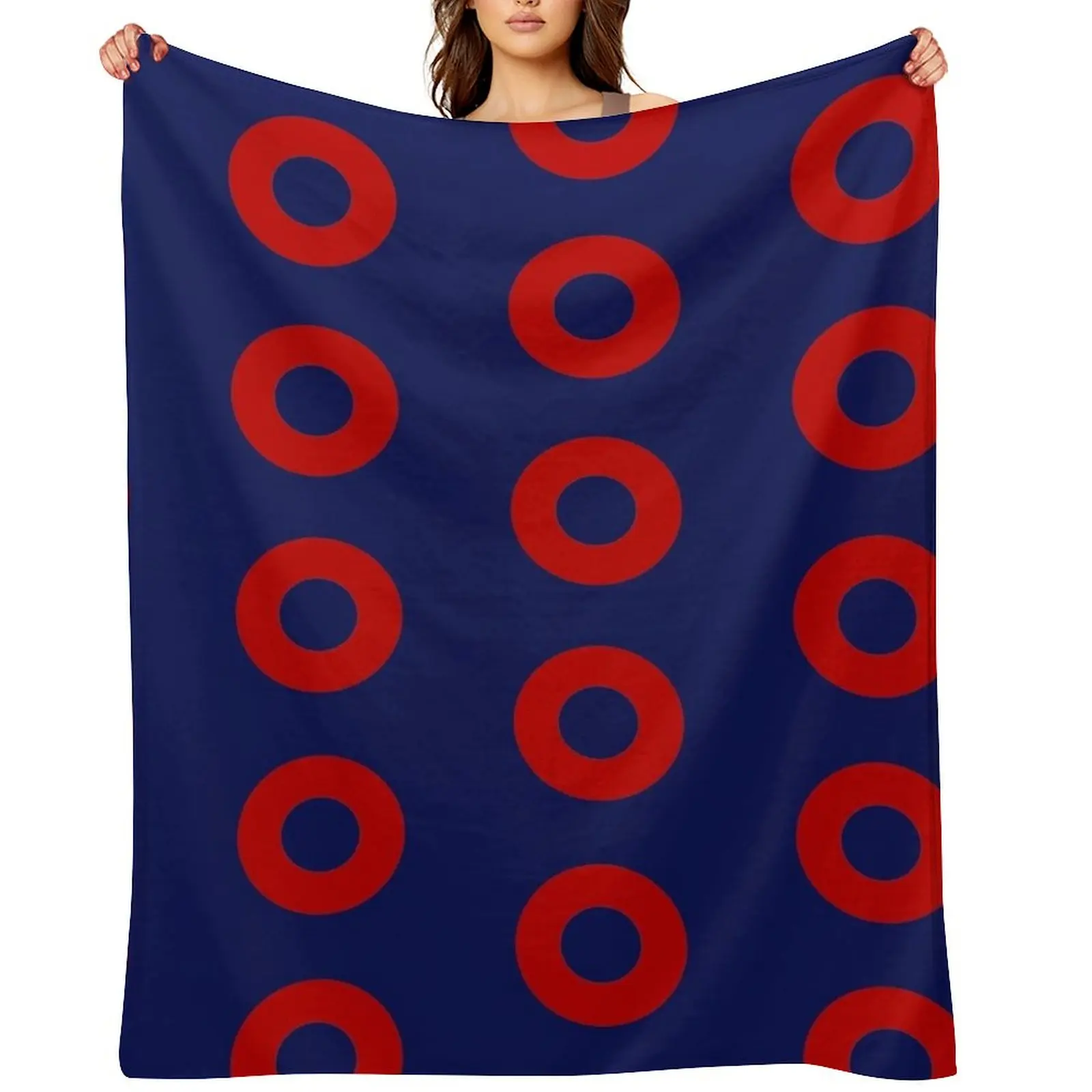 

Phish Fishman Donut Throw Blanket Baby christmas gifts Luxury St Custom Blankets