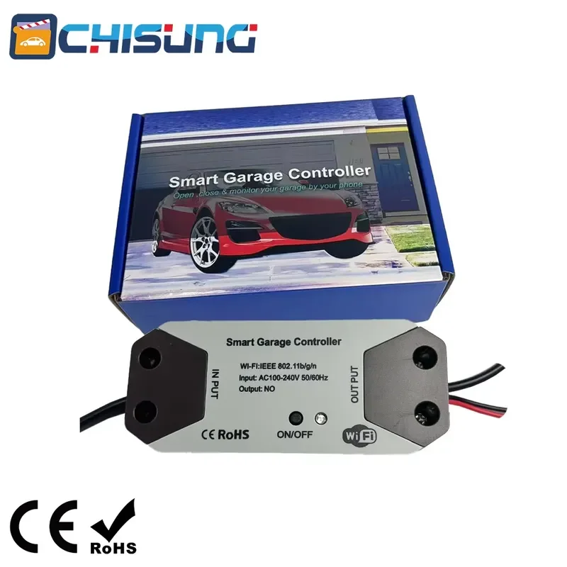 Smart Life APP WiFi Garage Door Opener Wireless Automatic Door Controller for Home Security