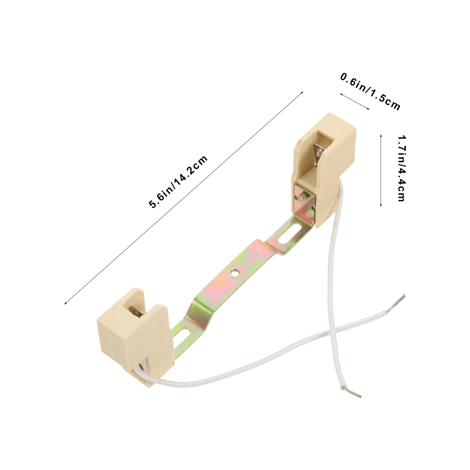 3pcs Double Ended Lamp Holder R7s Light Socket 118mm Light Bulb Holder With Rack Double Light Socket