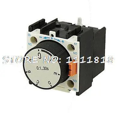 

LA3-R2 Time Delay 0.1-30 Seconds Off Relay Auxiliary Contact Block