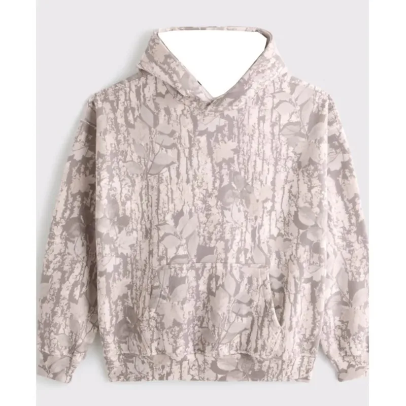 سترة بغطاء للرأس عصرية جديدة لعام 2025 مع تصميم بنمط مطبوع ثلاثي الأبعاد وقلنسوة يوميًا بنمط جيب بأكمام طويلة