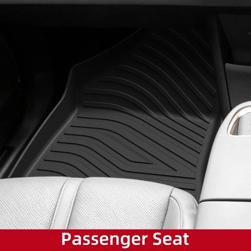 Right Drive Use for ZEEKR X 2024-2026 Car Floor Mats Cargo Liner Trunk Pad TPE Foot Mat Waterproof All Weather Accessories