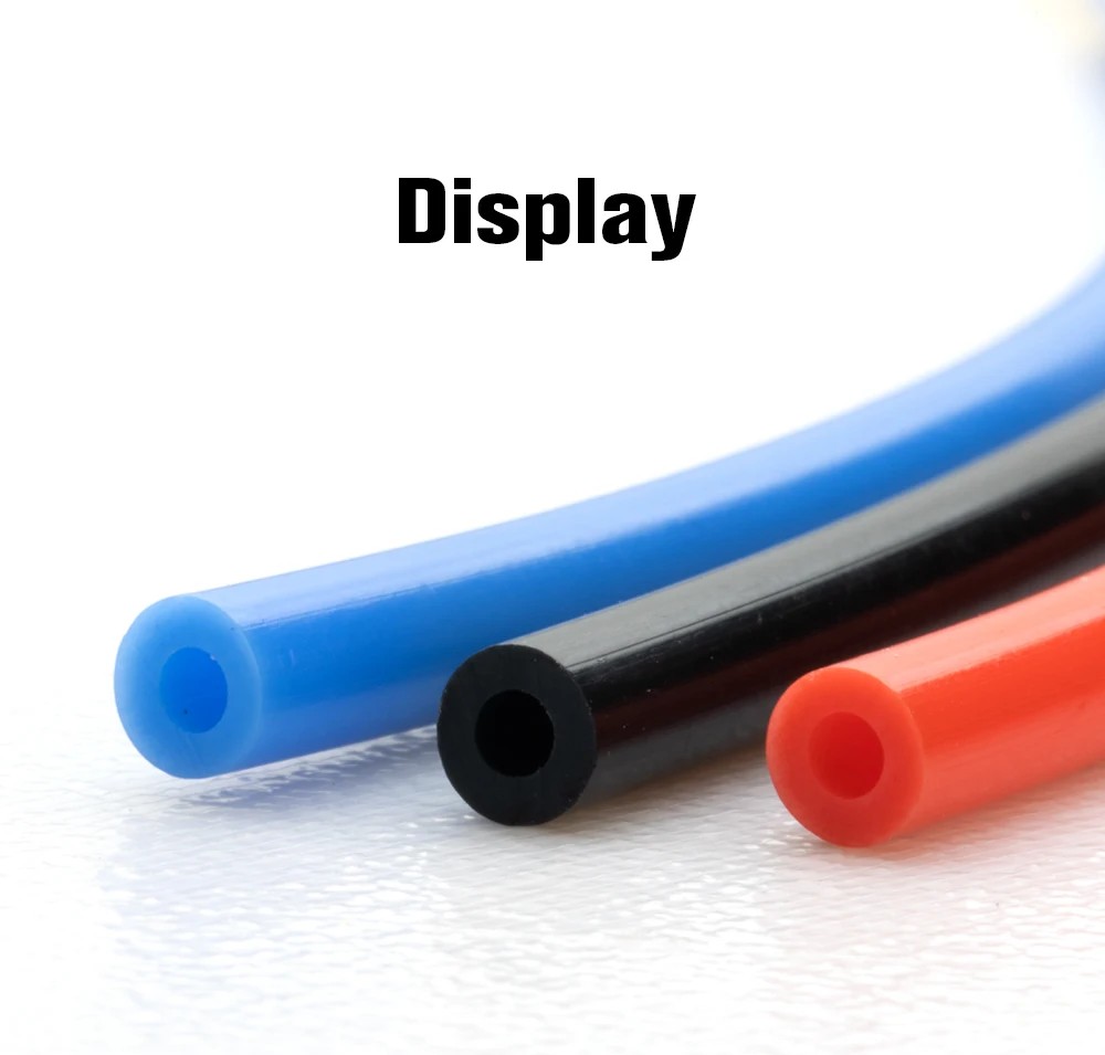 Trianglelab 1,9x4mm ID1,9mm OD4mm PTFE-Schlauch Teflonto für Ender 3 Prusa L3 Voron 3D Bowden Extruder 1,75mm Filament Blau Rot Schwarz – Detail 5