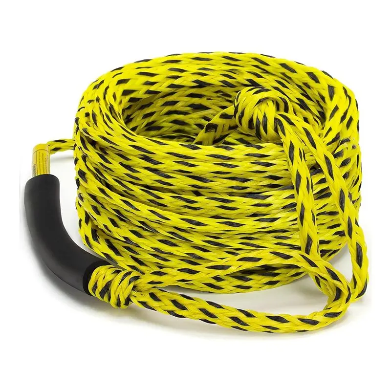 

-[Cilae-17R] Boat Tow Rope , 60FT 3K 1-3 Riders Tube Boating Ropes Heavy Duty Ski Rope For Ski Float Water Skiing