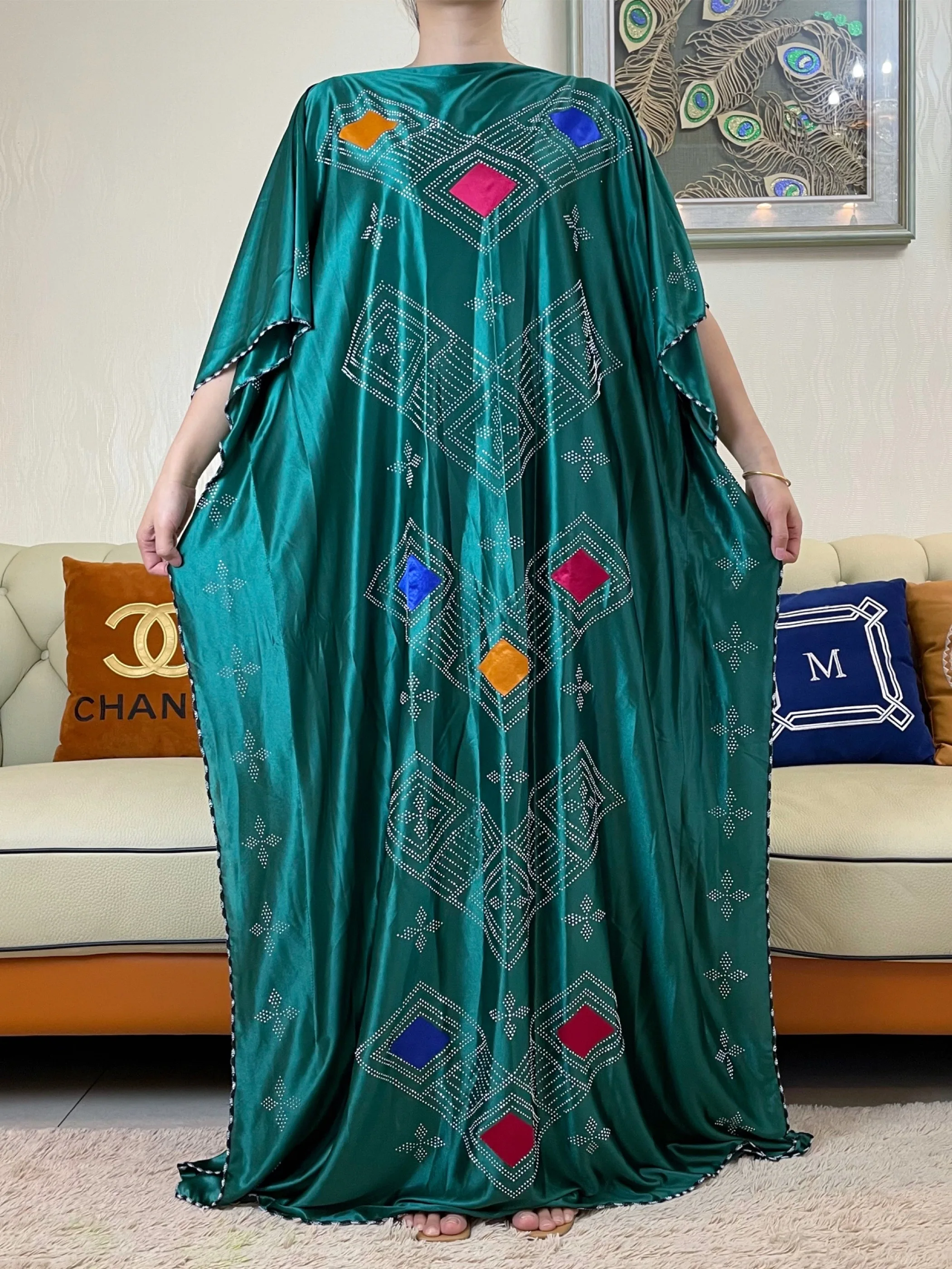 2023Good Quality African Summer Dresses For Women Muslims Abaya Dubai Turkey Muslim Fashion Hijab Cotta  American Islam Clothing