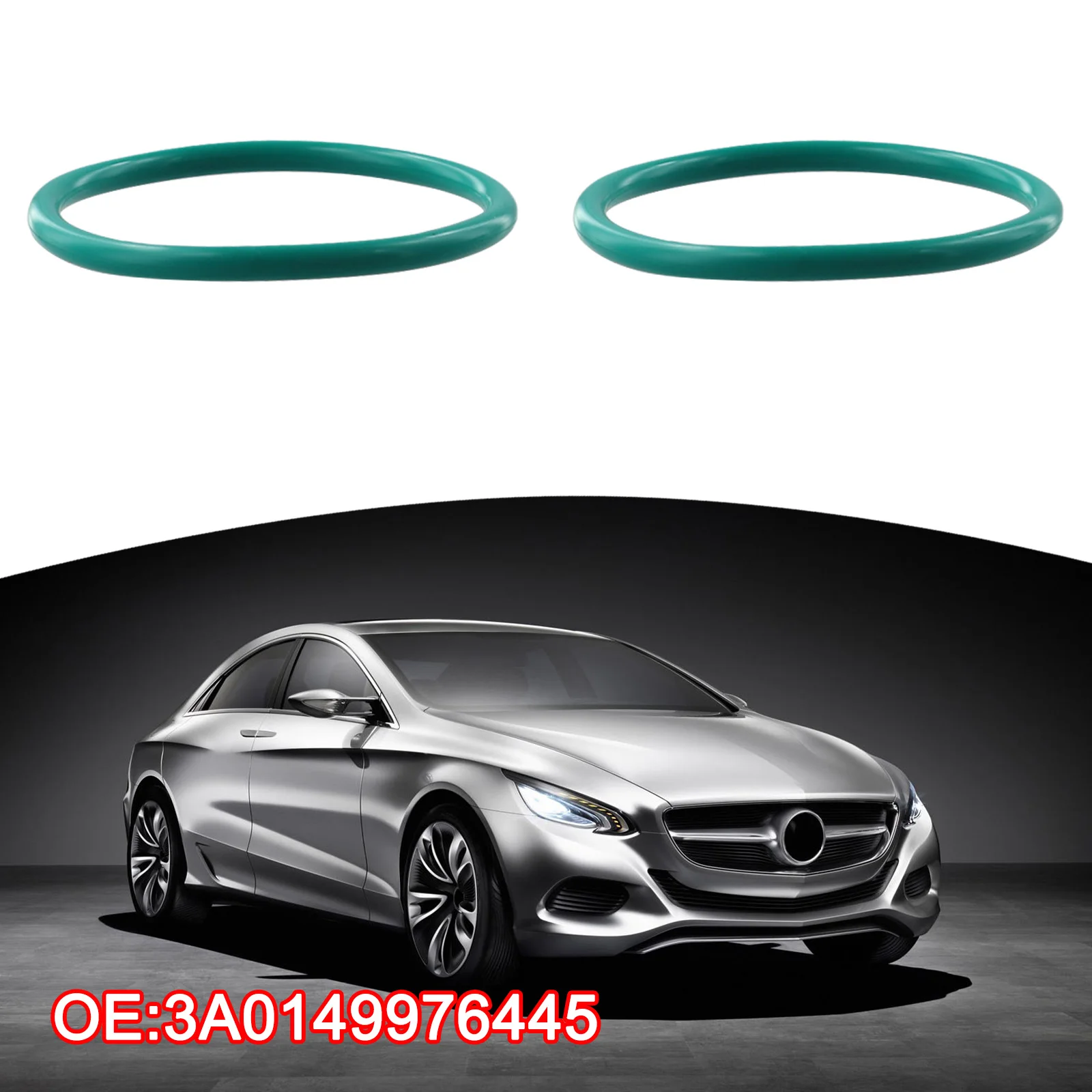Cincin Segel O-ring untuk Mercedes Untuk Benz A0149976445 Segel Otomotif Hijau/Hitam Segel Otomotif Aksesori Mesin O-ring