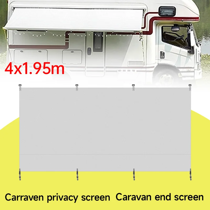 

Car Caravan Shelter Privacy Screen Camping Side Car Side Awning Waterproof SUV Portable Camping Canopy Outdoor Tents Accessories