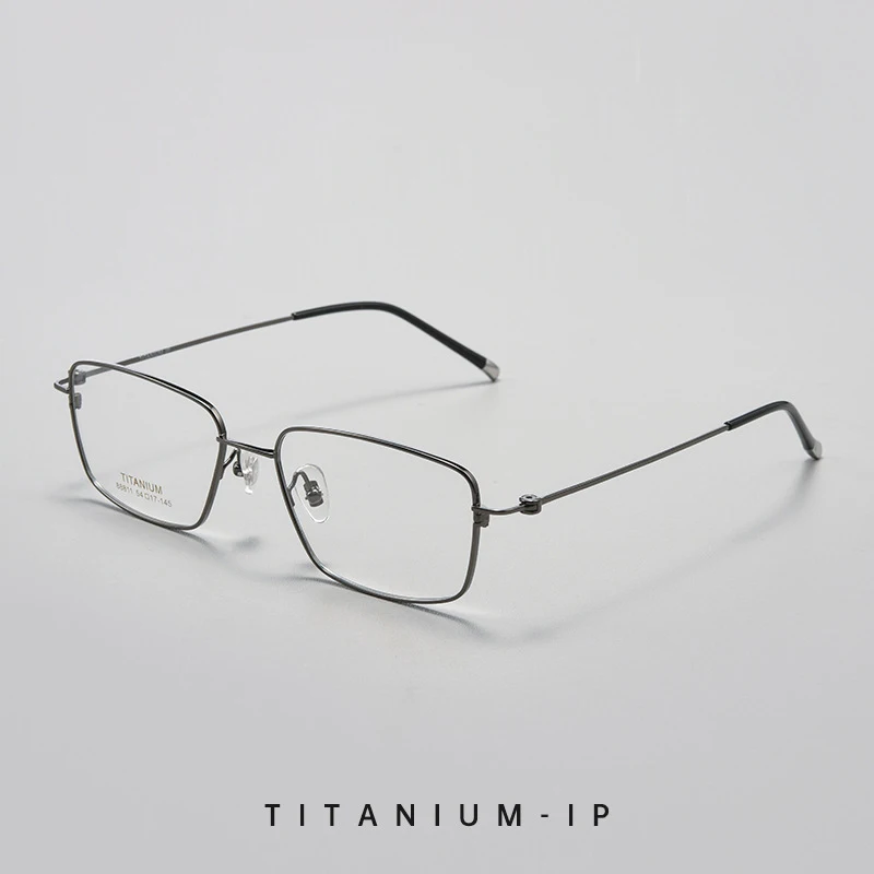 

Ultralight Titanium Business Men's Eyeglasses Frame Anti Blue Light Reading Glasses Male Rectangle Optical Prescription Eyewear