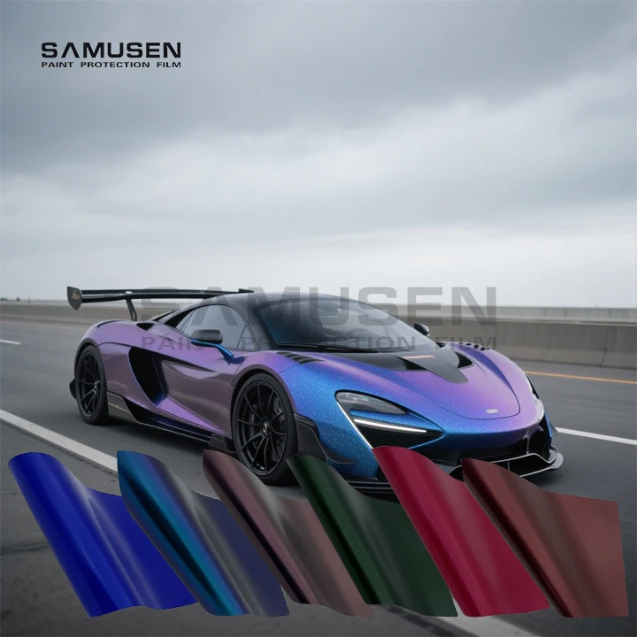

Durable Self Healing Color Changing TPU Car Film High Strength Thickened Car Body PPF Paint Protection Decoration Film