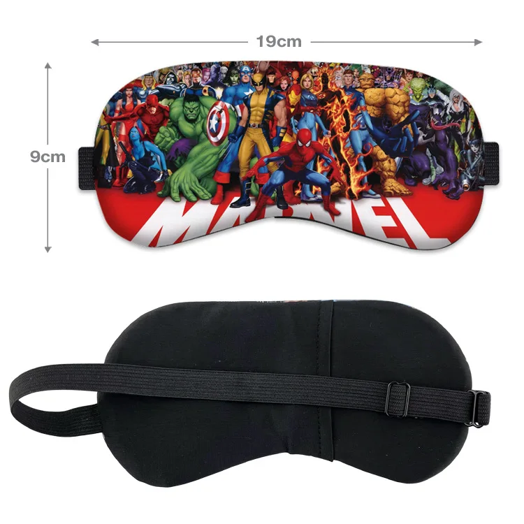Marvels Serie Oogmaskers Cartoon Spidermans Slapen Blinddoek Schattig Dutje Schaduw Rust Ooglapje Reizen Slaap Oogband Verjaardagscadeautjes