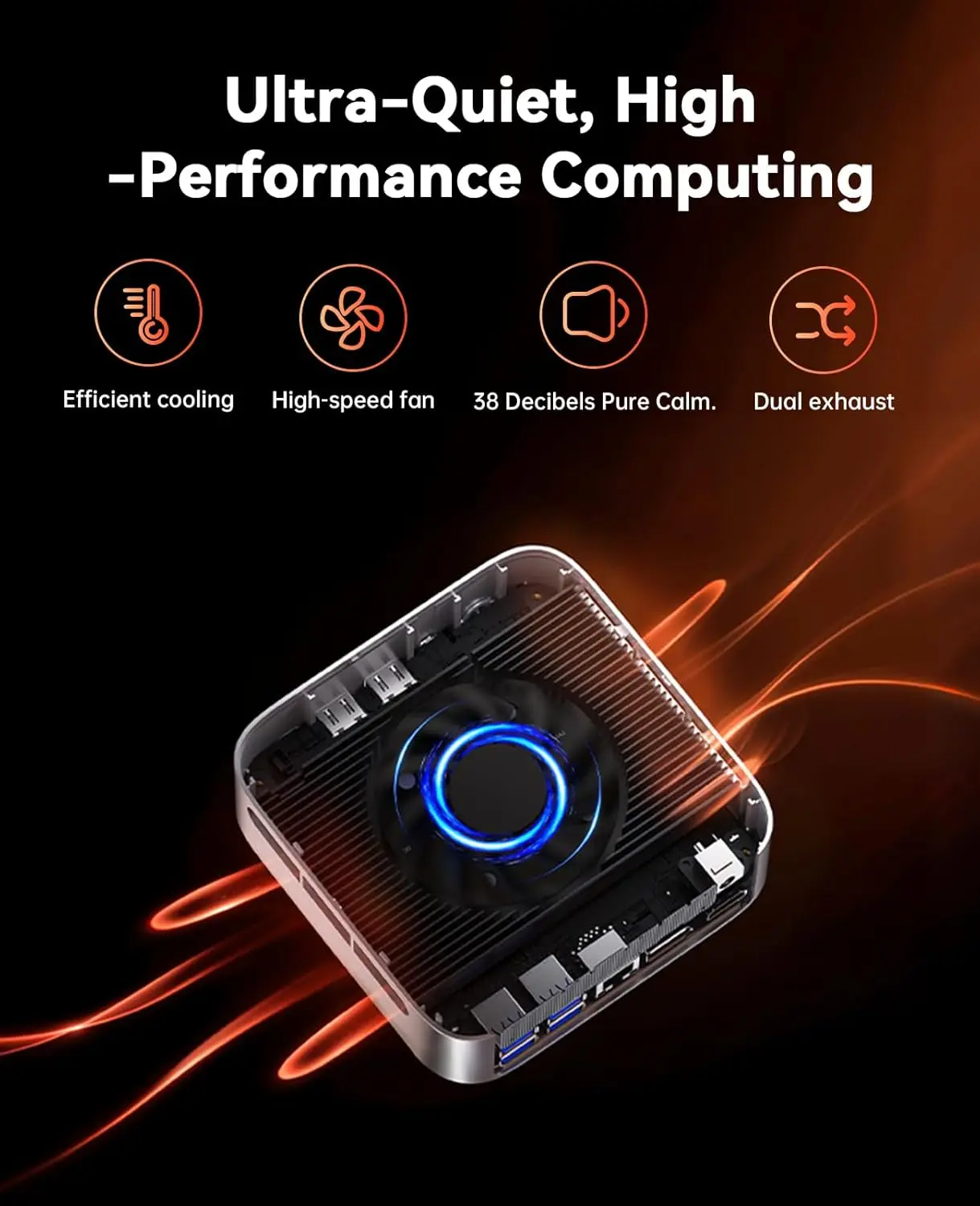 Kamrui Mini PC AMD Ryzen7 6800H 32GB LPDDR5 512GB PCIeSSD tot 4,7GHz WIFI6 BT5.2 Win11pro Dual Channel Desktop Gaming Computer