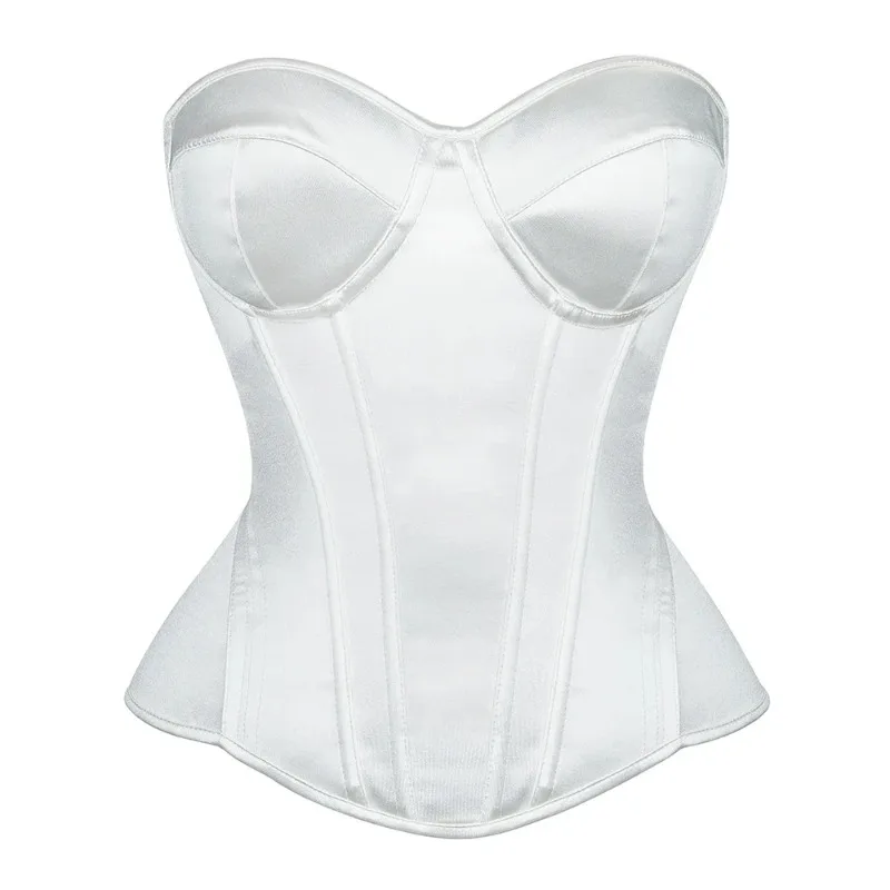 

Корсетный топ, женский викторианский корсет на шнуровке, бюстье без рукавов, готический формирователь тела, корсет с мягкой чашкой, лифы