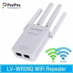 PzzPss Wireless Wifi Repeater Wifi Range Extender 300Mbps Network Wi fi Amplifier Signal Booster Repetidor Wifi Access Point