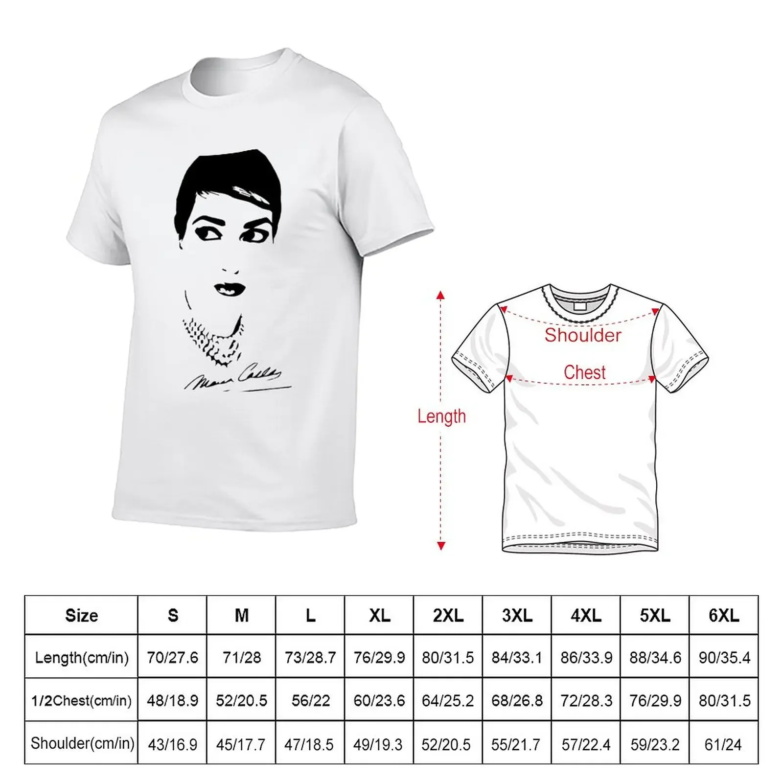 Maria Callas Pearls T-Shirt graphic t shirts quick drying quick-drying men t shirts