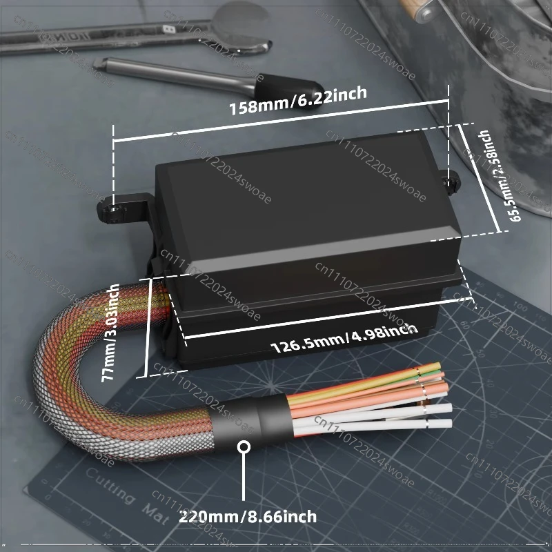 Universal 12-way Relay Fuse Socket Box 4-pin 12v Automotive Pre-wired Relay Fuse Box ATC/ATO with Relay and Automotive Fuse
