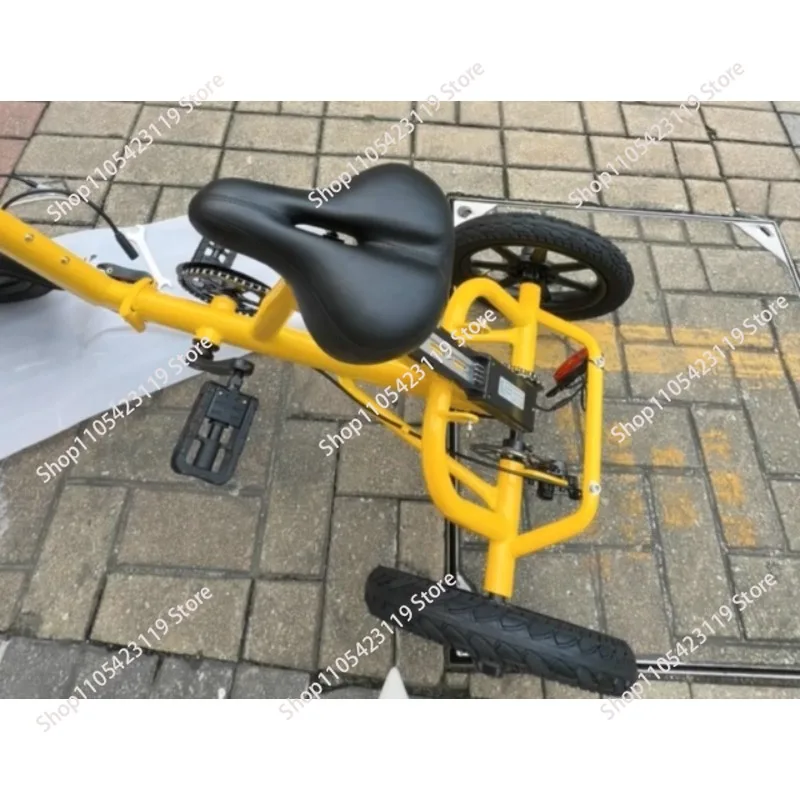 2025  Folding Electric Trike Scooter Passenger Adult Tricycle Sale Ready to Ship Lithium Battery 48V Foldable Bicycle Tricycle