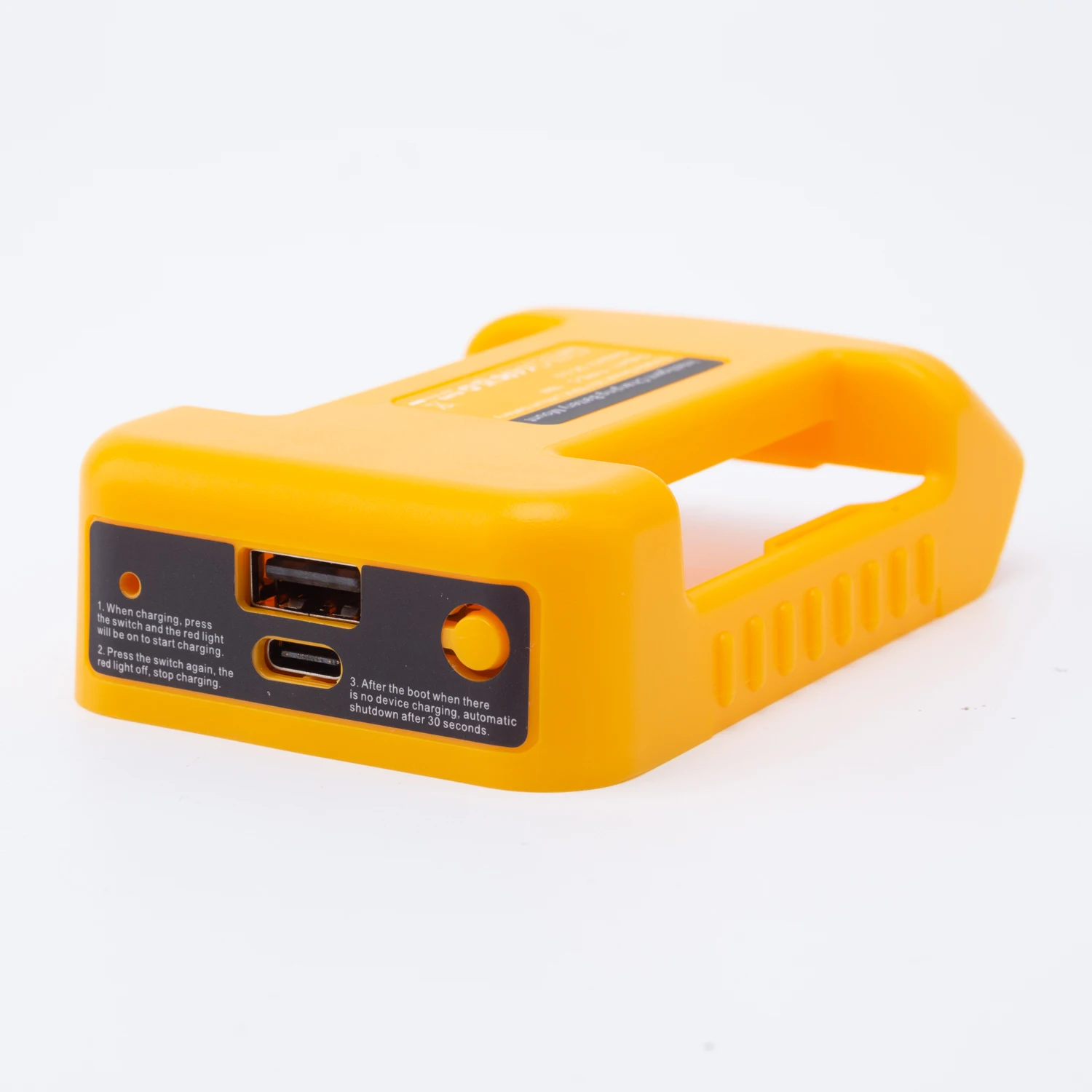 Power Bank Charger For DeWalt 18V Lithium Battery With USB With Type-C for Laptop Mobile Phone Fast Charging(NO Battery)