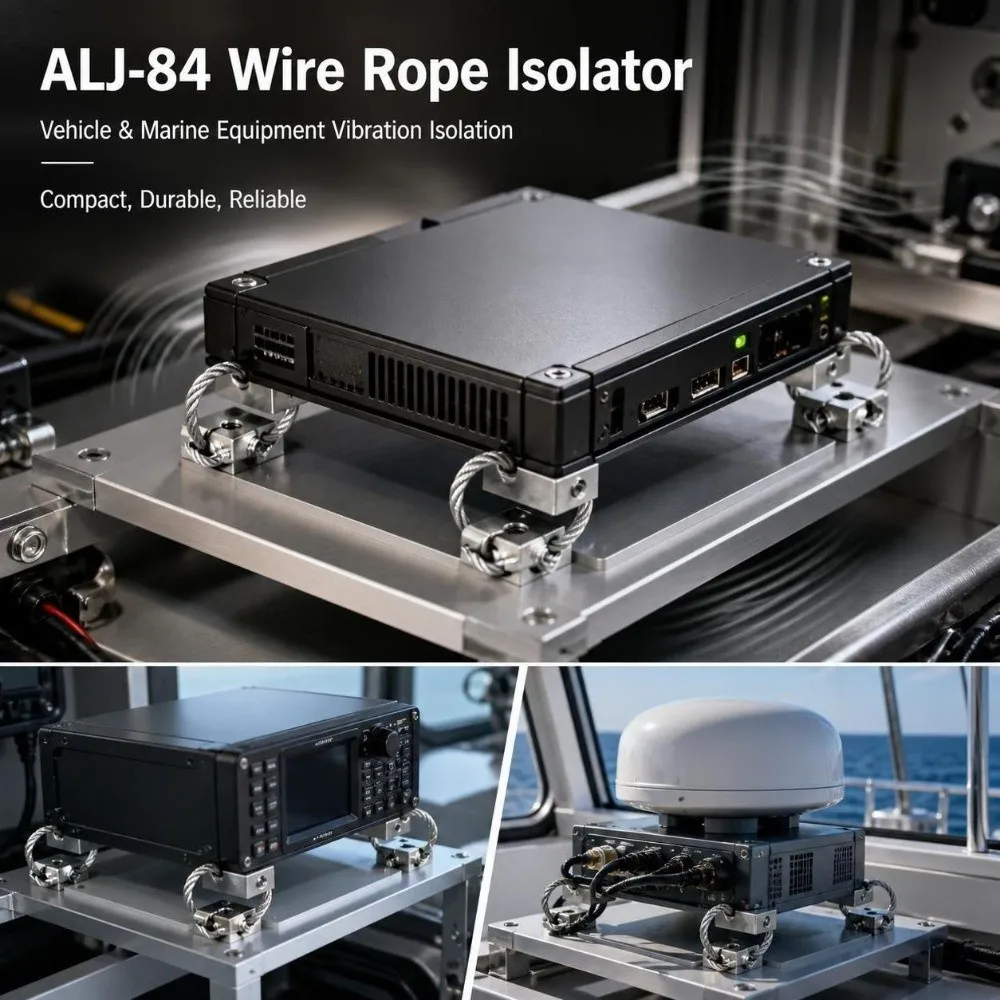 Stainless Steel Wire Rope Shock Absorber Shock Isolation ALJ Series Wire Rope Vibration Isolator Shock Absorber Damper