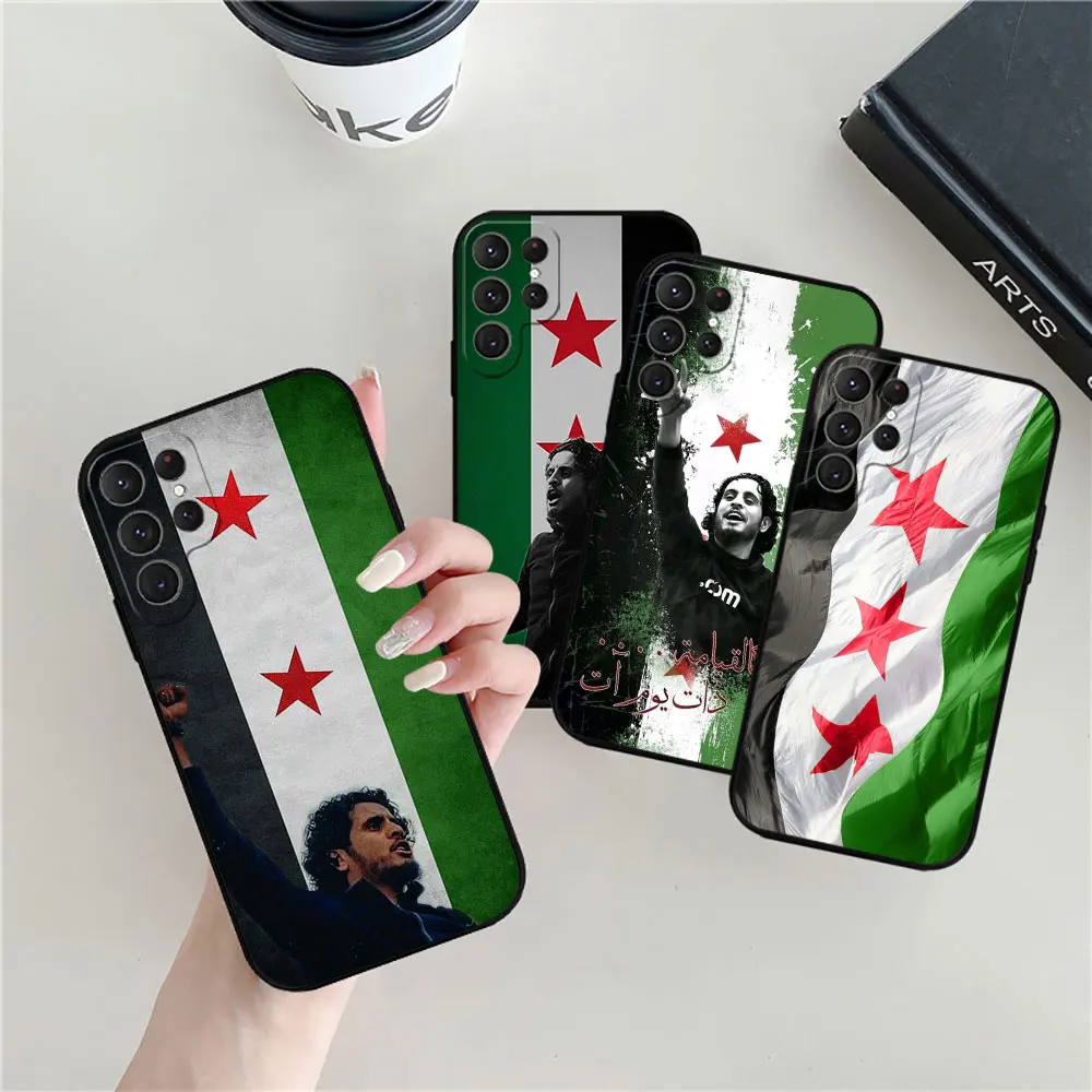 

Syrian Revolution Flag Passport Phone Case For Samsung Galaxy S25 S24 S23 S22 S21 S20 Ultra S10 Plus Fe 5G S25 Ultra Black Cover