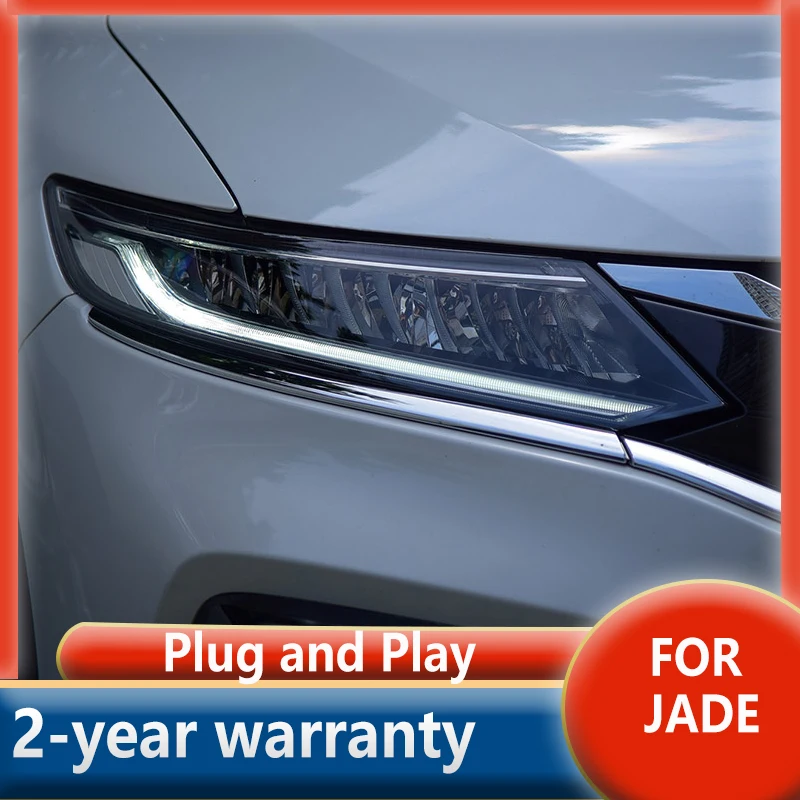 

Для Honda Jade Head light s DRL дневные ходосветильник огни 2013-2019 светодиодный ная фара Bi Xenon Bulb Fog светильник s JADE Car accessories