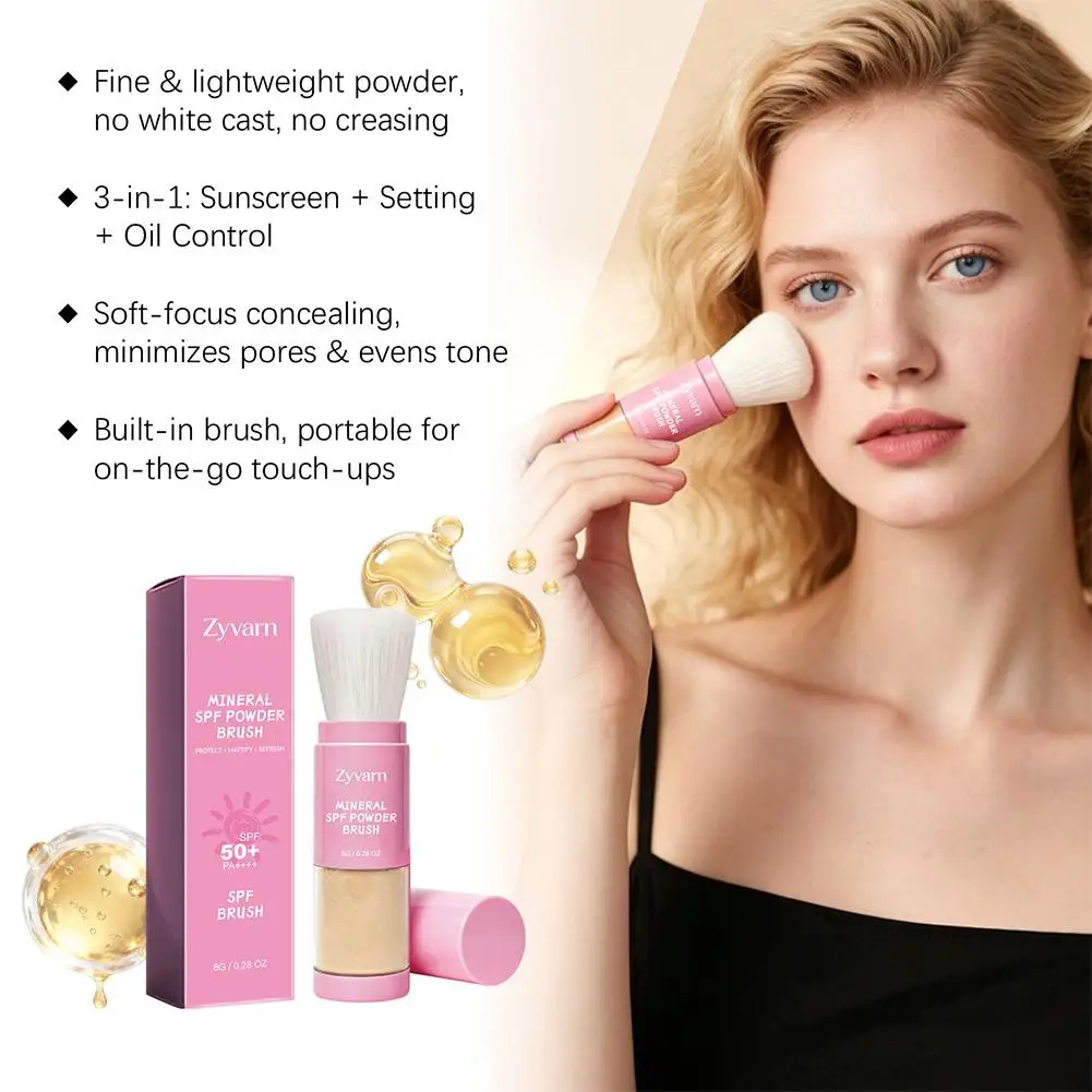 Bedak Tabir Surya Fisik 8g SPF - Physical Sunscreen Mineral ulasan dan harga