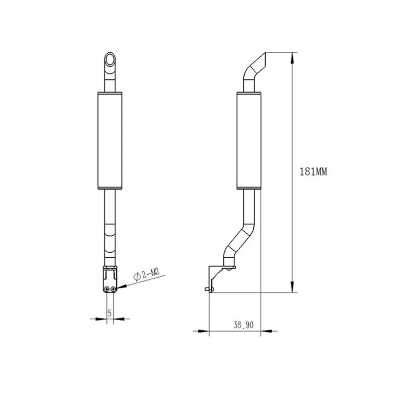 LESU RC อะไหล่โลหะควันท่อไอเสีย Vent สําหรับรีโมทคอนโทรล 1/14 รถบรรทุกรถ DIY Tamiyaya ชุดของเล่นอะไหล่ TH02241