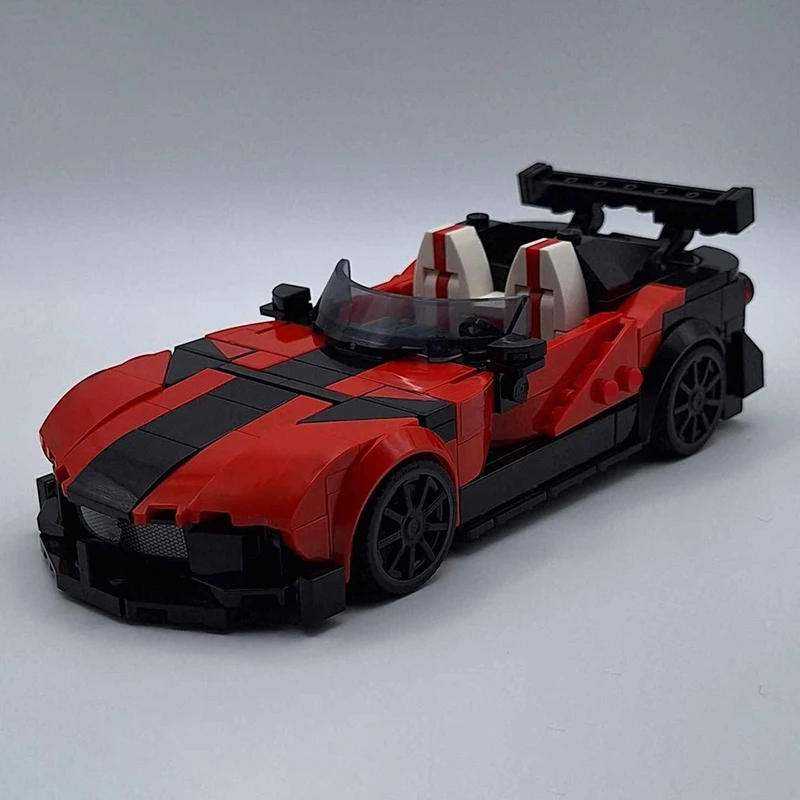 MOC sports car speed champion building blocks super sports car racing building blocks custom car children's Christmas gift