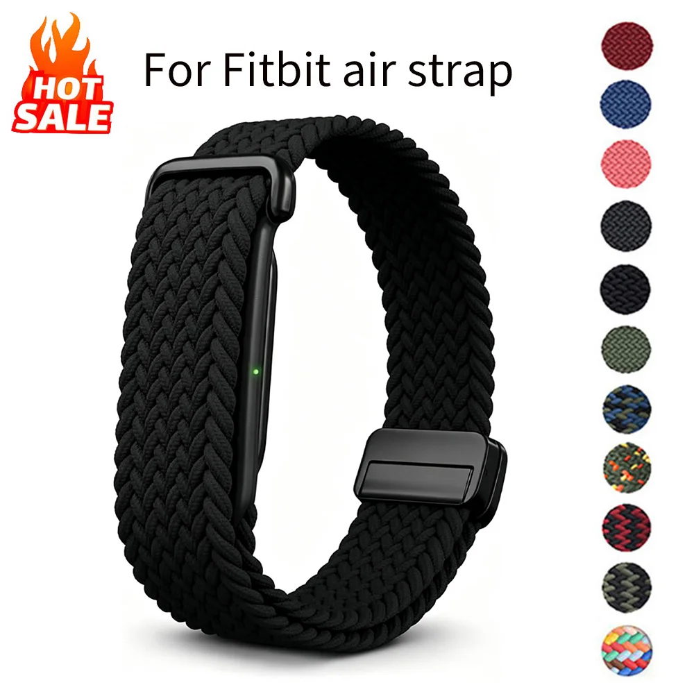 Braided Sport Band For Google Fitbit Air Strap accessories Elastic fabric Bracelet Correa Protective Fitbit Air Smart Band