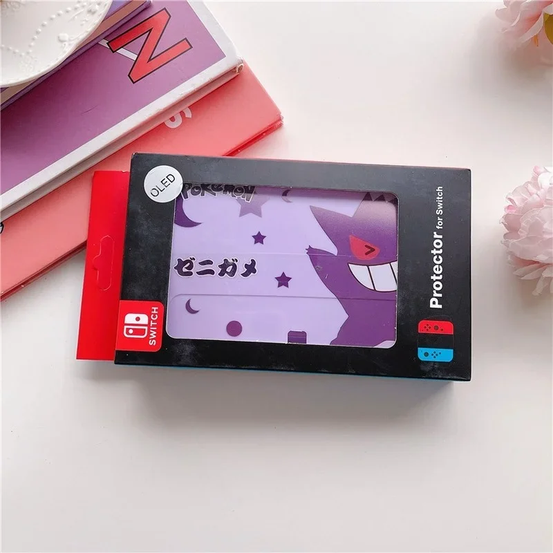 Pokemon Pikachu Nintendo Switch Oled Case Gengar Cartoon Silicone Protective Cover Anti-fall Game Console Switch Shell Boy Gifts