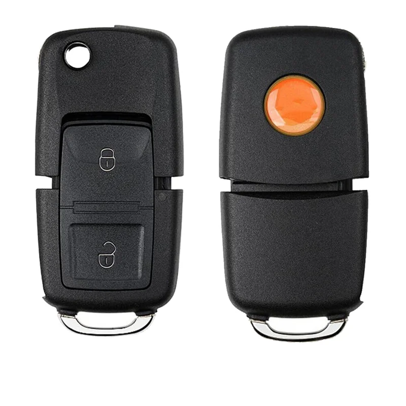 Xkb508en Wire Universele Remote Key 2 Knop Fob Voor Vw B5 Stijl Voor Xhorse Vvdi Sleutel Tool 5 Stks/partij