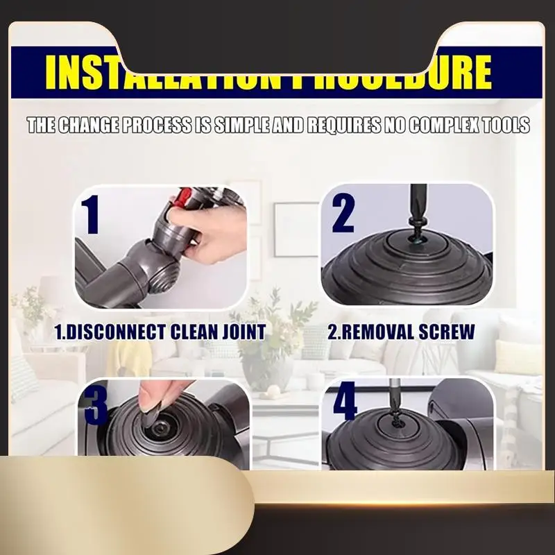 

Replacement Parts For Dyson V10 V11 V15 G5 Vacuum Cleaner 100W V-Ball High Torque Cleaner Head Wheels Replacement Parts-N33R