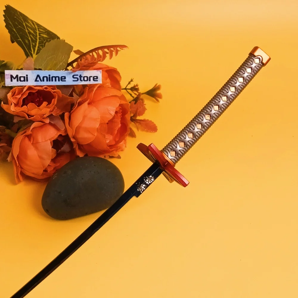 10 بوصة أنيمي شيطان القاتل كاتانا Giyuu المعادن شينوبو النينجا سكين السيف الأصلي سيف ساموراي الحجم الحقيقي اليابانية كاتانا لعبة هدية #5