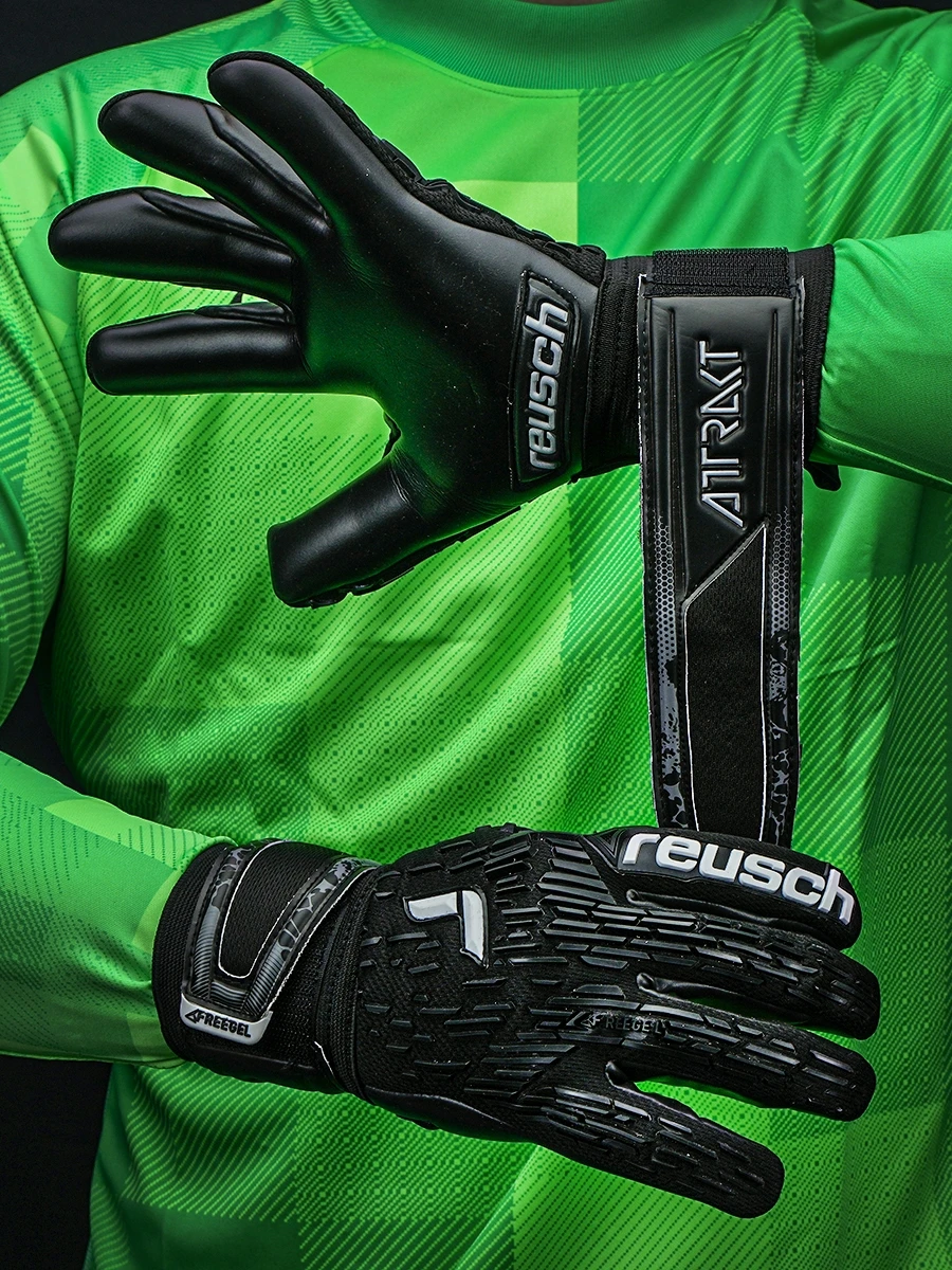 

Reusch Top-of-the-Line Goalkeeper Gloves Wear-Resistant Fooall Keeper Ha without Finger Protection Men's Sports Gear