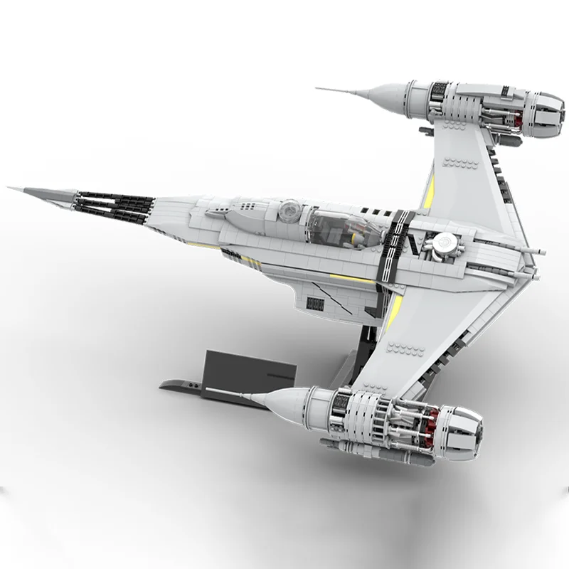 2281 elementów MOC UCS Mandalorian N 1 Starfighter Model do składania, klocki, zabawki do samodzielnego montażu, kreatywne, edukacyjne, prezenty na Boże Narodzenie, urodziny