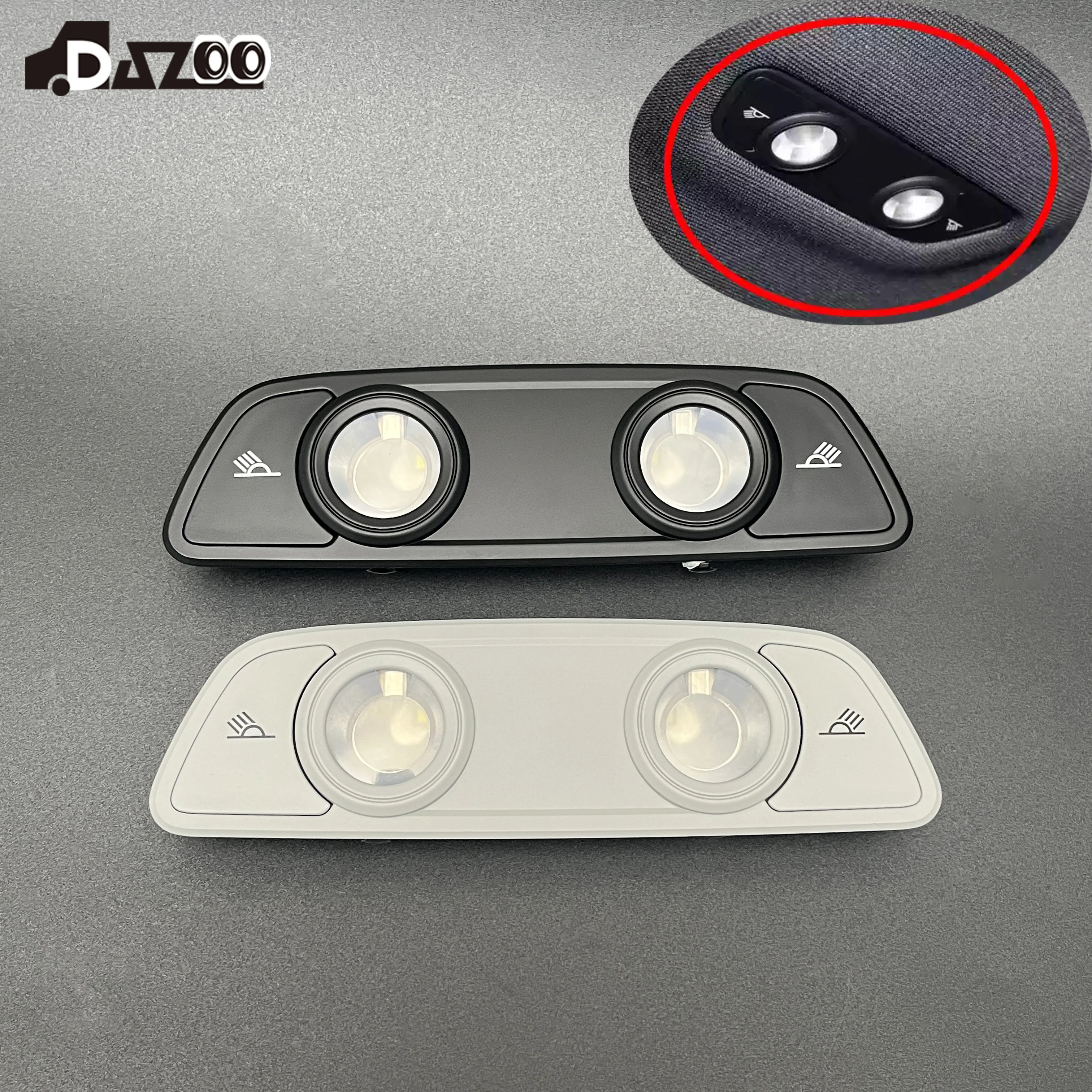 4KD947111 OEM Rückleseleuchte Schwarze Deckenlampe für Audi A4 A5 Q5 2017-2025 für Q7 Q8 2016-2025 für A6 A7 2019-2025 – Detail 1