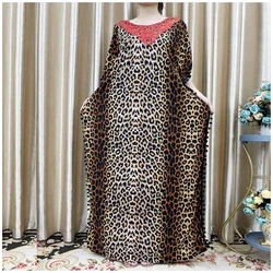 New Flower Sleeve African Dresses For Women Muslim Abaya Dubai Turkey Muslim Fashion Hijab Cotta Dress American Islam Clothing